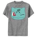 Boy's Pokemon Bulbasaur Wink Face Performance Tee