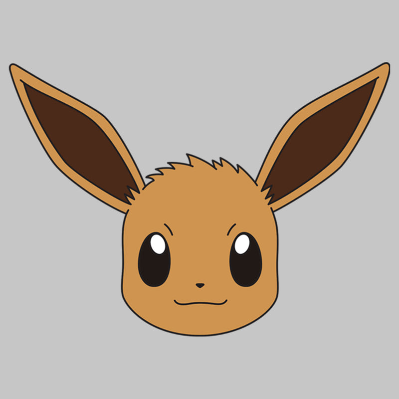 Junior's Pokemon Eevee Face T-Shirt