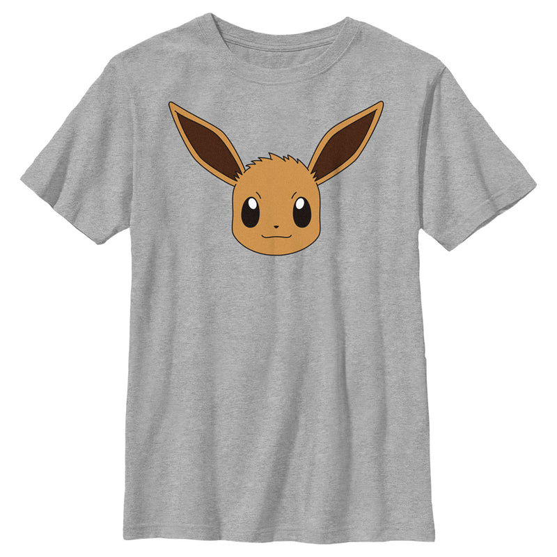 Boy's Pokemon Eevee Face T-Shirt