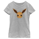 Girl's Pokemon Eevee Face T-Shirt