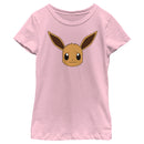 Girl's Pokemon Eevee Face T-Shirt