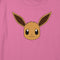 Girl's Pokemon Eevee Face Portrait T-Shirt