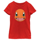 Girl's Pokemon Charmander Smile T-Shirt