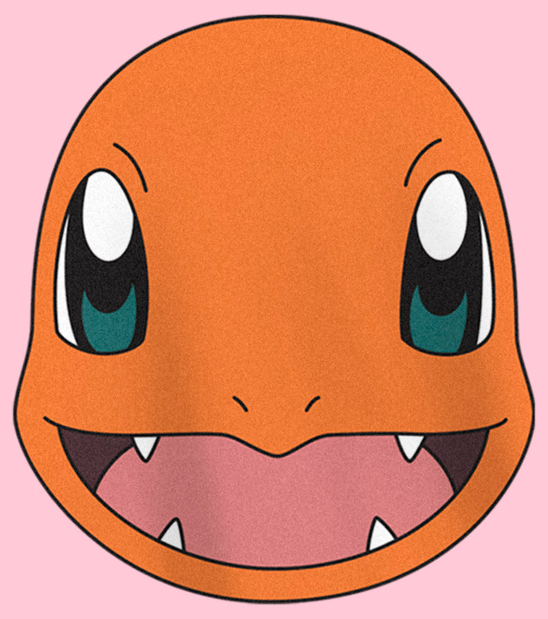 Girl's Pokemon Charmander Smile T-Shirt