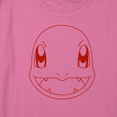 Girl's Pokemon Charmander Line Art Face T-Shirt