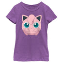 Girl's Pokemon Cute Jigglypuff T-Shirt