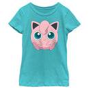 Girl's Pokemon Cute Jigglypuff T-Shirt