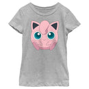 Girl's Pokemon Cute Jigglypuff T-Shirt