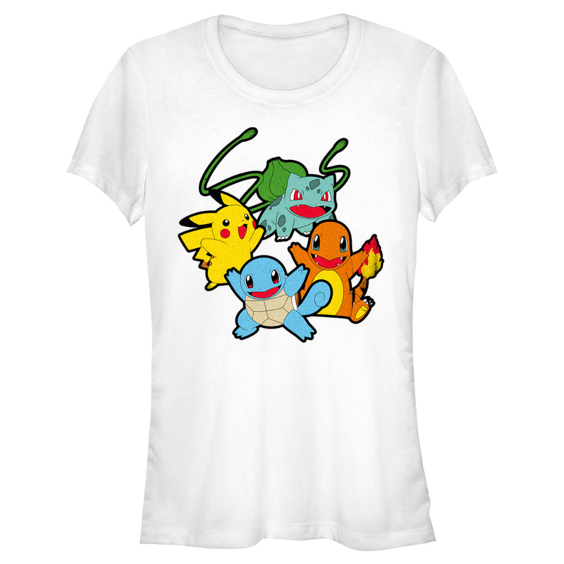 Junior's Pokemon Classic Characters Group T-Shirt