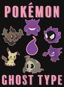 Girl's Pokemon Ghost Type Group T-Shirt