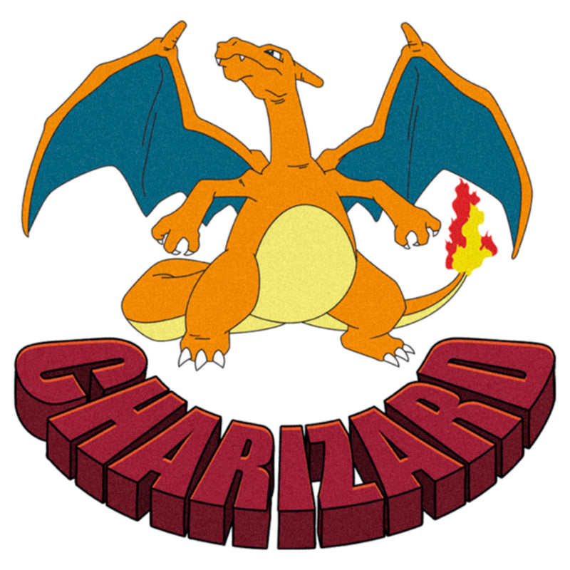 Junior's Pokemon Charizard Portrait T-Shirt