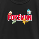 Girl's Pokemon Logo Characters T-Shirt