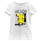 Girl's Pokemon Black and White Electric Type Pikachu T-Shirt