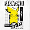 Women's Pokemon Black and White Electric Type Pikachu T-Shirt