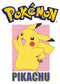 Junior's Pokemon Pikachu Portrait T-Shirt