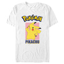 Men's Pokemon Pikachu Portrait T-Shirt