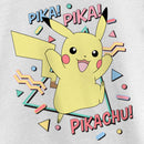 Girl's Pokemon Pikachu 80s Party T-Shirt