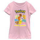 Girl's Pokemon Gotta Catch 'Em All Group T-Shirt