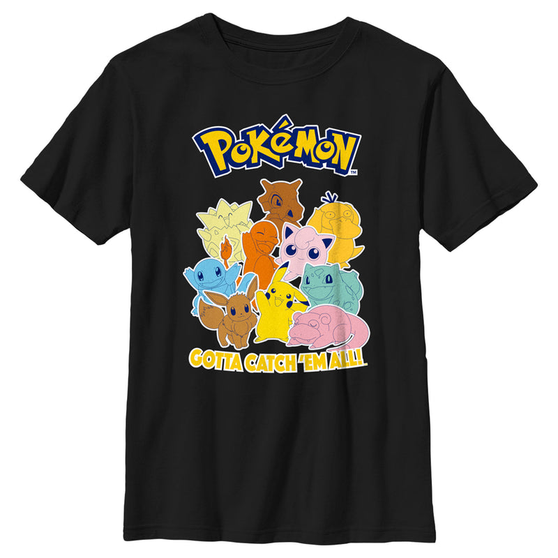 Boy's Pokemon Gotta Catch 'Em All Group T-Shirt