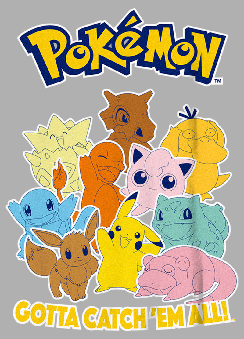 Boy's Pokemon Gotta Catch 'Em All Group T-Shirt