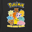 Girl's Pokemon Colorful Gotta Catch 'Em All Group T-Shirt