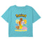 Girl's Pokemon Colorful Gotta Catch 'Em All Group T-Shirt