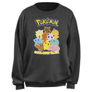 Junior's Pokemon Gotta Catch 'Em All Group Portrait Sweatshirt