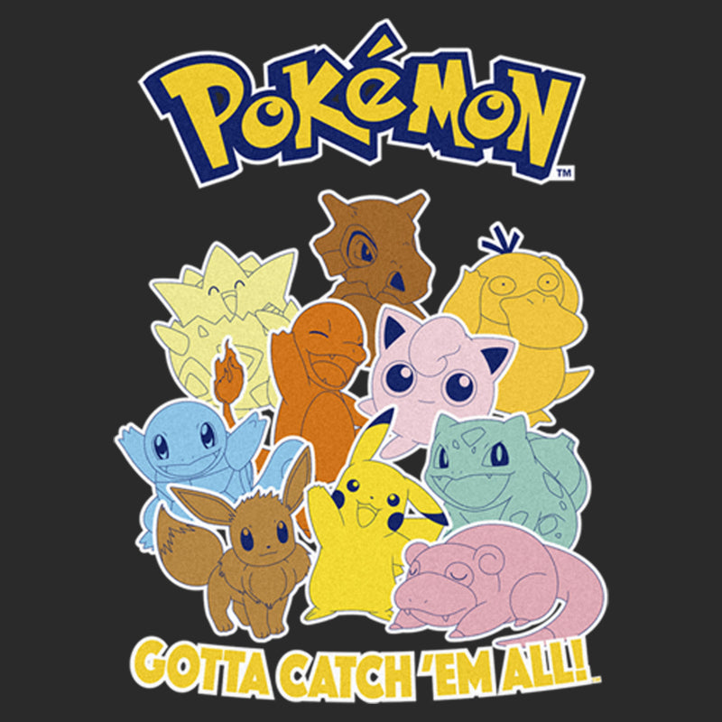 Junior's Pokemon Gotta Catch 'Em All Group Portrait Sweatshirt