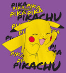 Girl's Pokemon Pikachu Laughing T-Shirt