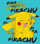 Girl's Pokemon Pikachu Laughing T-Shirt