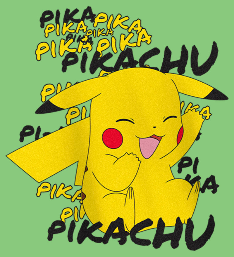 Girl's Pokemon Pikachu Laughing T-Shirt