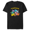 Men's Pokemon Colorful Eeveelutions Animals T-Shirt
