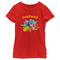 Girl's Pokemon Colorful Eveelutions Animals T-Shirt