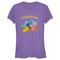 Junior's Pokemon Colorful Eeveelutions Animals T-Shirt