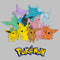Women's Pokemon Pikachu and Eeveelutions Logo T-Shirt