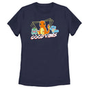 Women's Pokemon Bulbasaur, Squirtle and Charmander Good Vibes T-Shirt