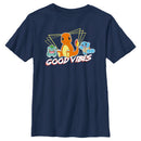 Boy's Pokemon Bulbasaur, Squirtle and Charmander Good Vibes T-Shirt