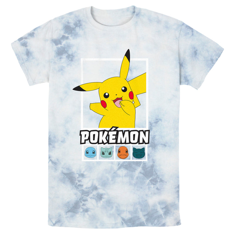 Men's Pokemon Classic Squares Portraits T-Shirt