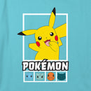 Girl's Pokemon Classic Character Portraits T-Shirt