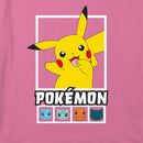 Girl's Pokemon Classic Character Portraits T-Shirt