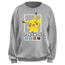 Junior's Pokemon Classic Square Portraits Sweatshirt