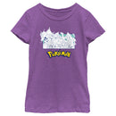 Girl's Pokemon Classic Characters T-Shirt
