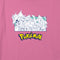 Girl's Pokemon Black and White Character Collage T-Shirt