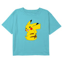 Girl's Pokemon Pikachu Sitting Portrait T-Shirt