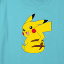 Girl's Pokemon Pikachu Sitting Portrait T-Shirt