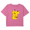 Girl's Pokemon Pikachu Sitting Portrait T-Shirt