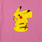 Girl's Pokemon Pikachu Sitting Portrait T-Shirt