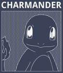 Boy's Pokemon Charmander Line Art T-Shirt