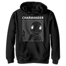 Boy's Pokemon Charmander red Line Pull Over Hoodie