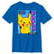 Boy's Pokemon Pikachu Blue Lightning T-Shirt